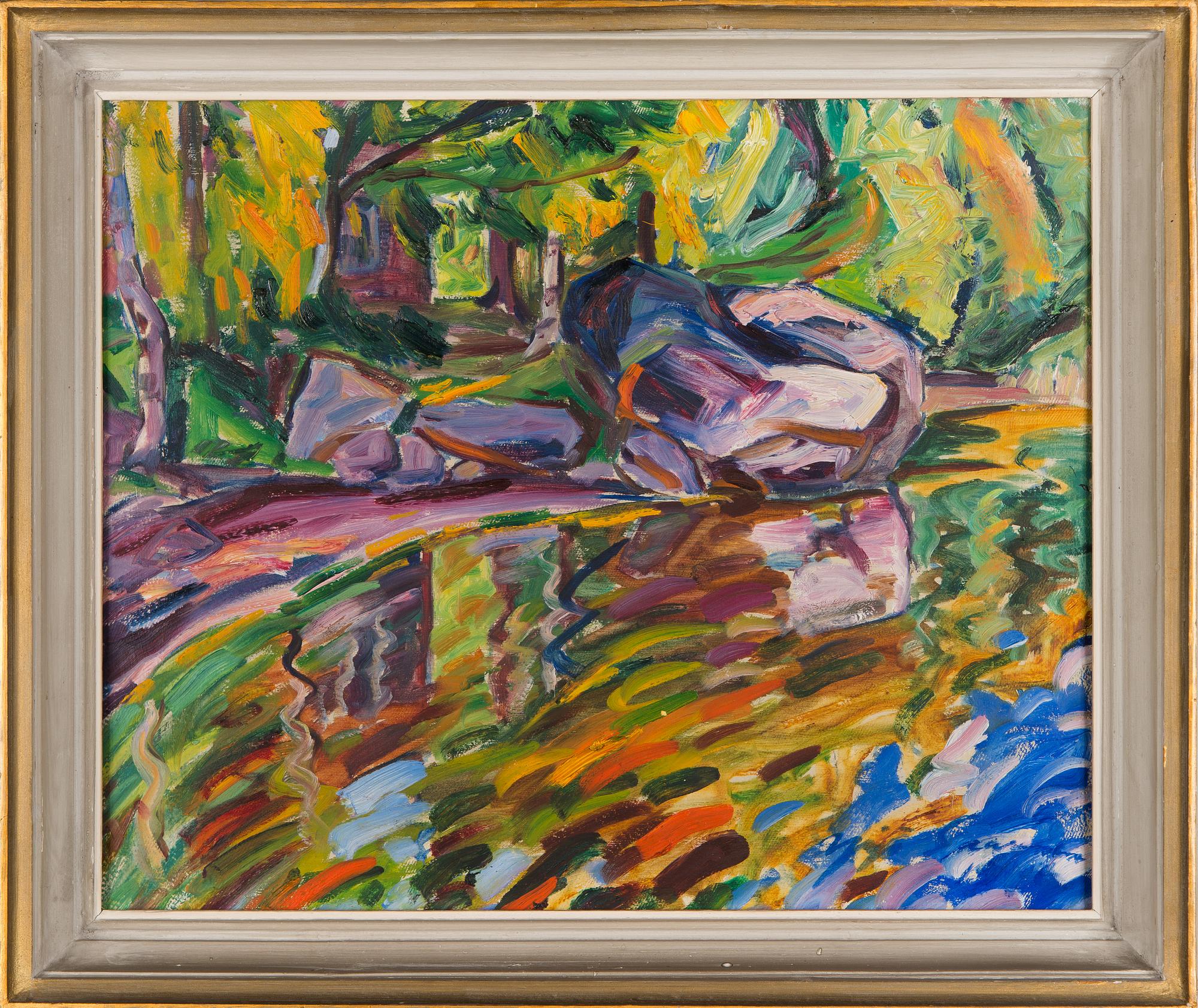 Yrjö Saarinen, 'Landscape at Loppijärvi'.