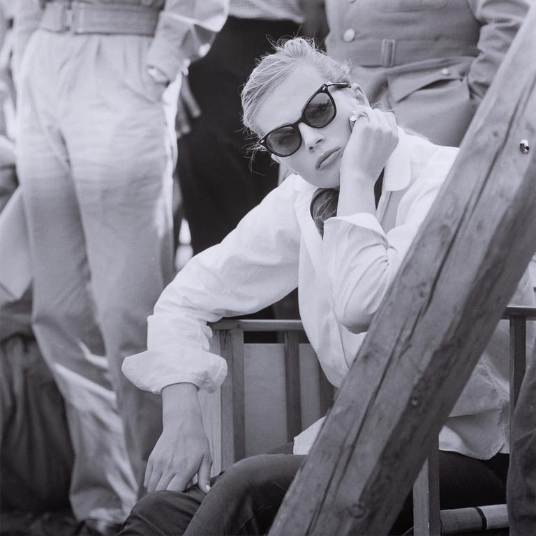 Per-Olow Anderson, "Anita Ekberg", 1956 during the Paramount production of "War and Peace".