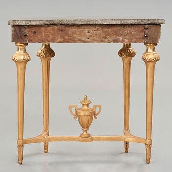 KONSOLBORD, gustavianskt stockholmsarbete, 1700-talets slut.