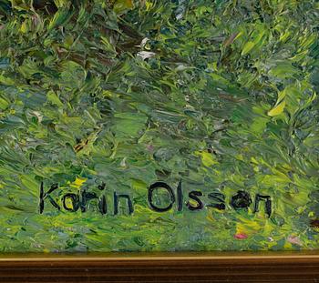 Karin Olsson, oil on canvas, signed.