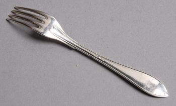 DESSERTGAFFLAR, 12 st, silver, GAB, 1927. Ca 300 g.