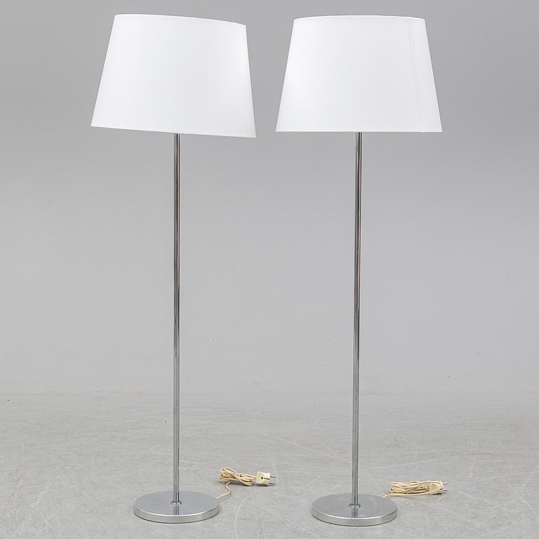 A pair of chrome standard lights from Bergbom.
