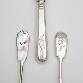 BESTICKSERVIS, 36 delar, silver, Ryssland, 1908-17. Vikt 3019 gram.
