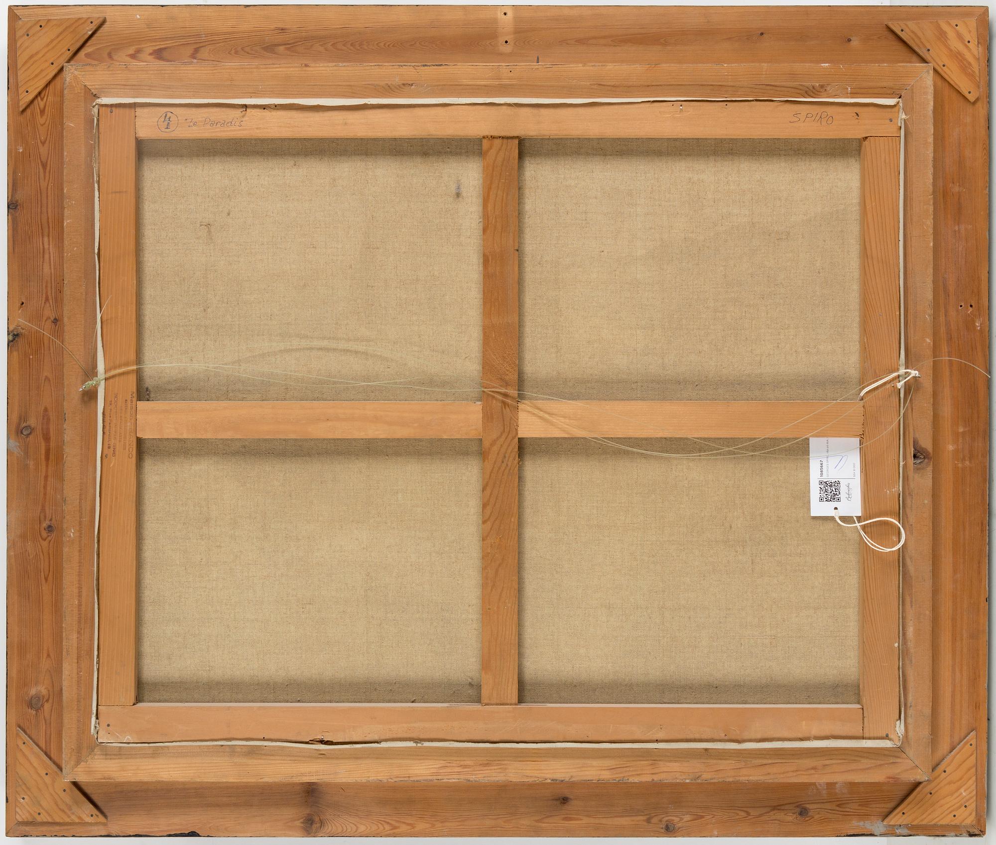 GEORGES SPIRO, oil on canvas, signed.