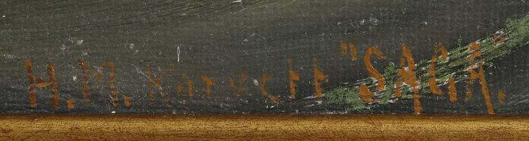 HENRIK LÖFGREN, olja på duk, sign.