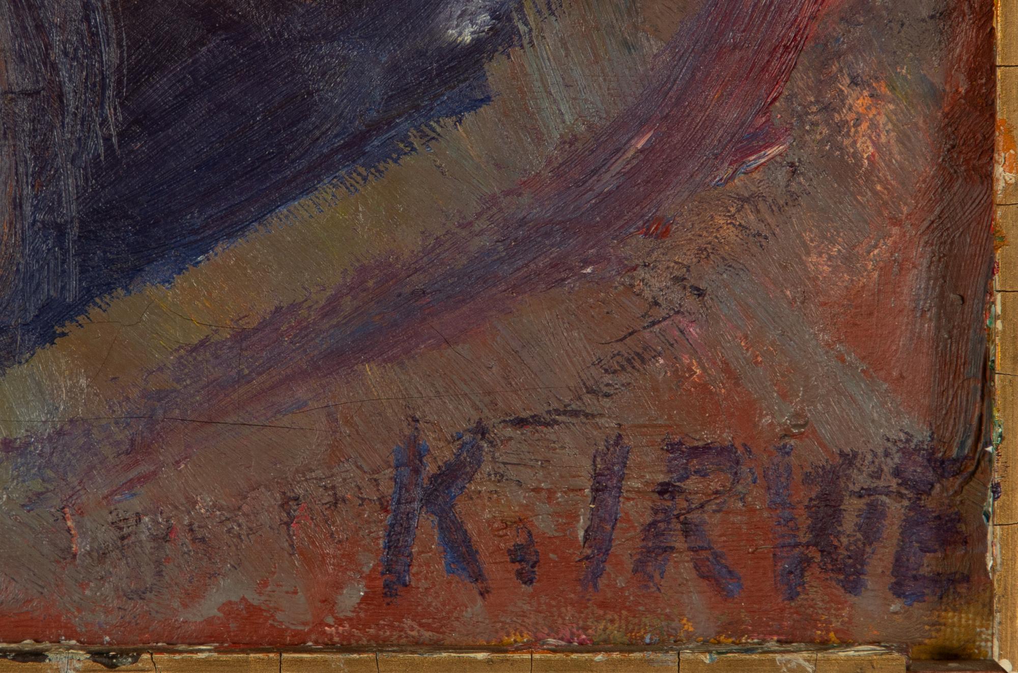 Knut Irwe, canvas, signed.