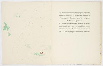 Joan Miró, text lithographs from 'Album 19'.