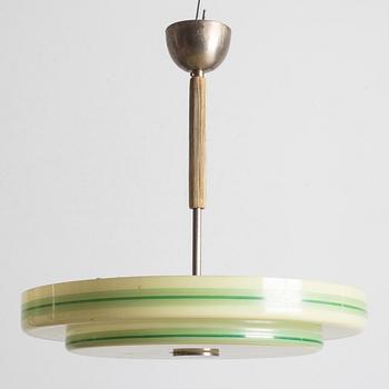 Taklampa, funkis, 1930-tal.