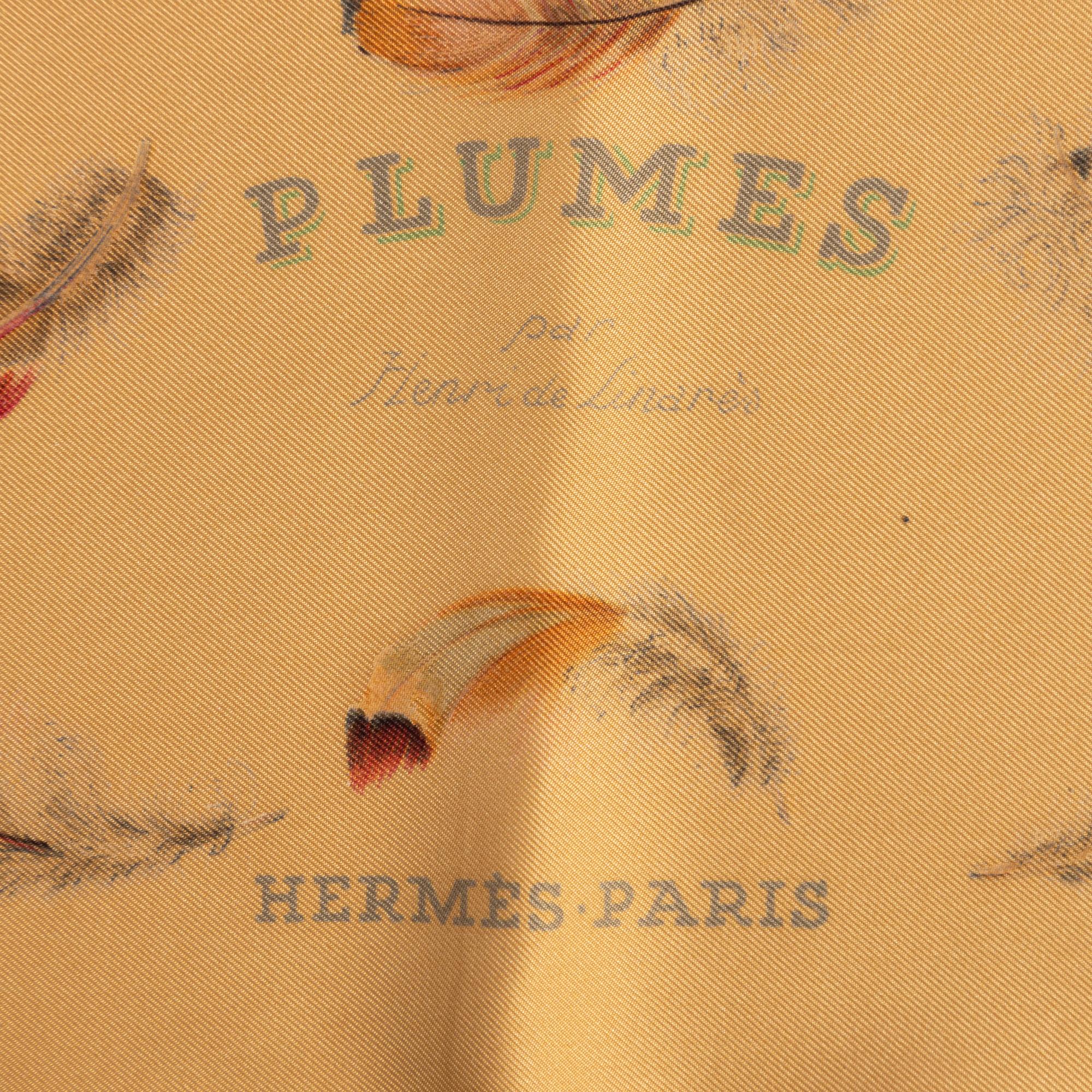 Hermès, scarf, "Plumes".