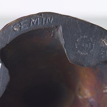 Saint Clair Cemin, "Aigle ave un coeur".