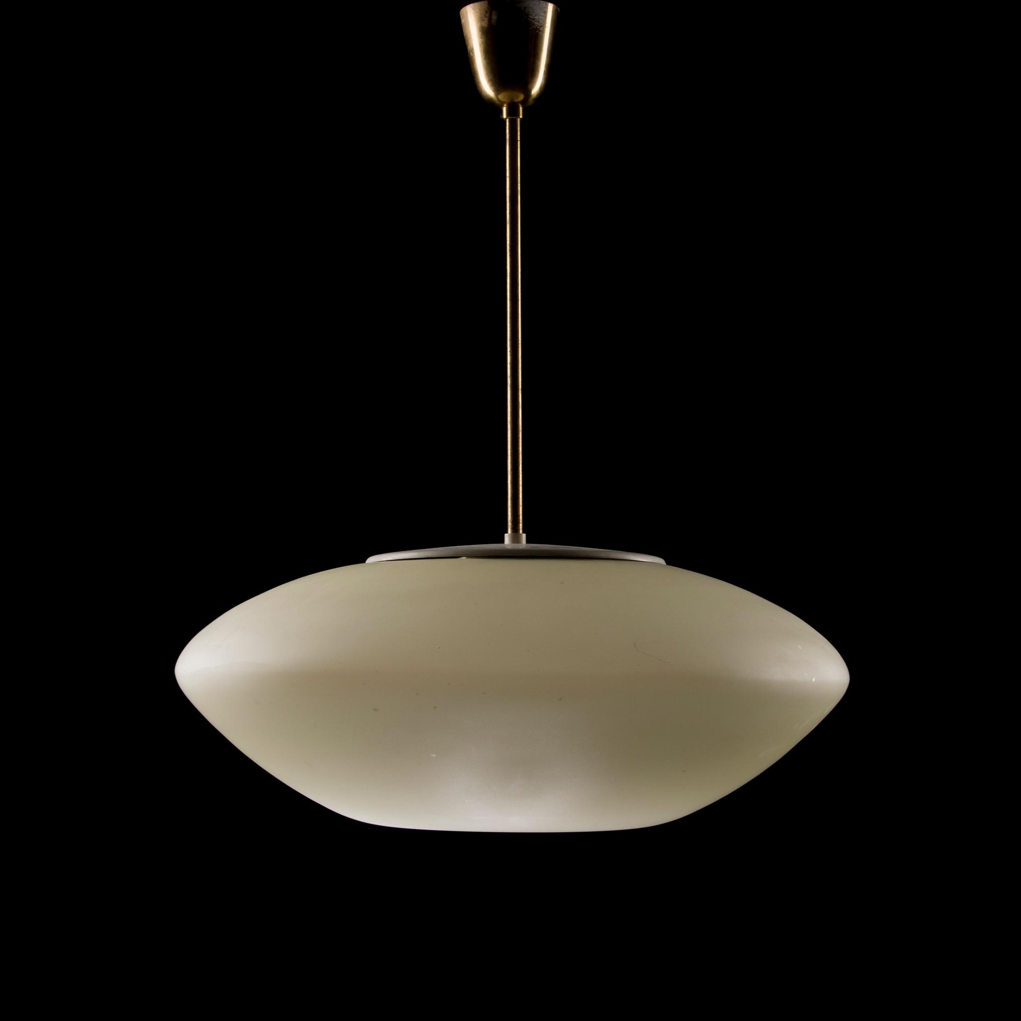 TAKLAMPA, Lisa Johansson-Pape, Orno, 1900-talets mitt. Höjd ca 74 cm.