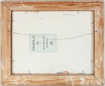 SVEN X:ET ERIXSON, gouache på pappannå, signerad, daterad -68.