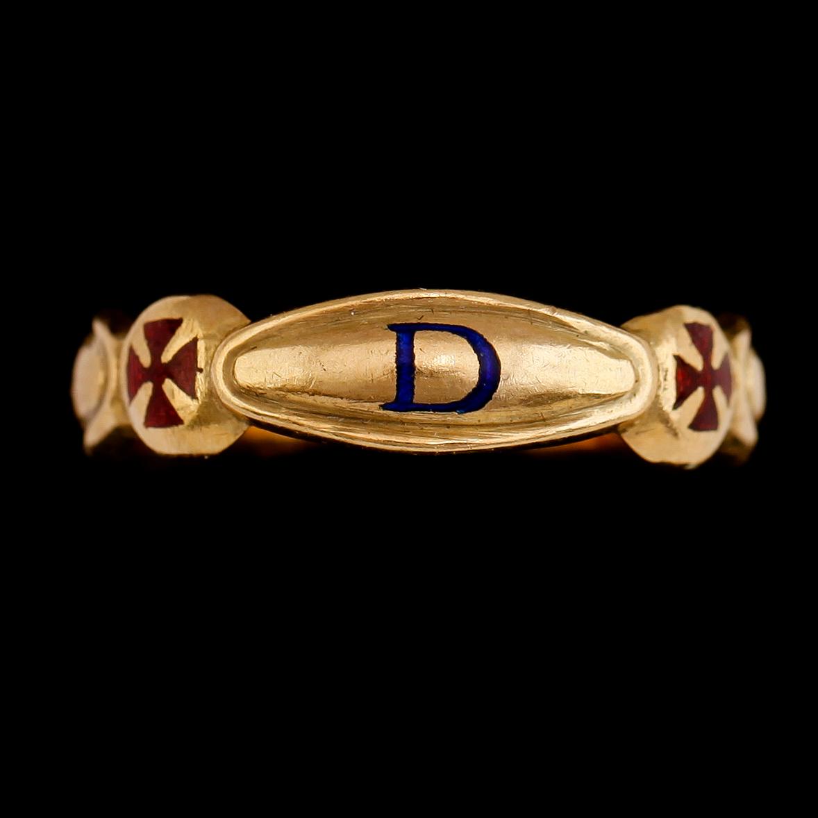 RING, 18K guld, Stockholm 1961. Vikt ca 7 g.