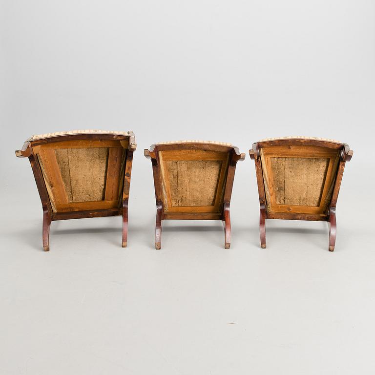 A TEN PIECE JACOBSTYLE FURNITURE SUITE, Russia early 19th century.