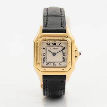 Cartier, Panthère, wristwatch, 21,5 x 21,5 (30) mm.