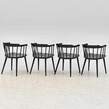 Karin Mobring, four "Torpet" chairs, IKEA, Sweden, 1960's.