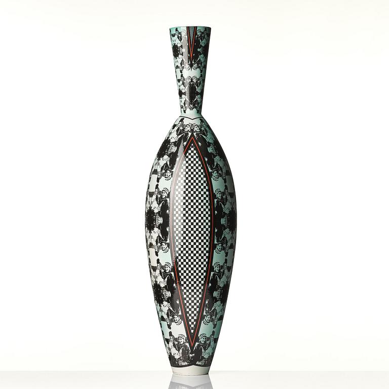 Åsa Lindström, a unique ceramic floor vase, Rörstrand, 1991.