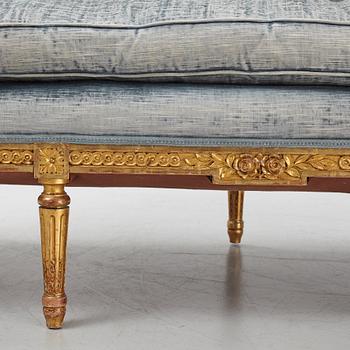 a gustavian style sofa from around 1900,