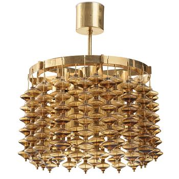 2. Hans-Agne Jakobsson, taklampa, "Estrella", modell T580/H, Markaryd 1960-70-tal.
