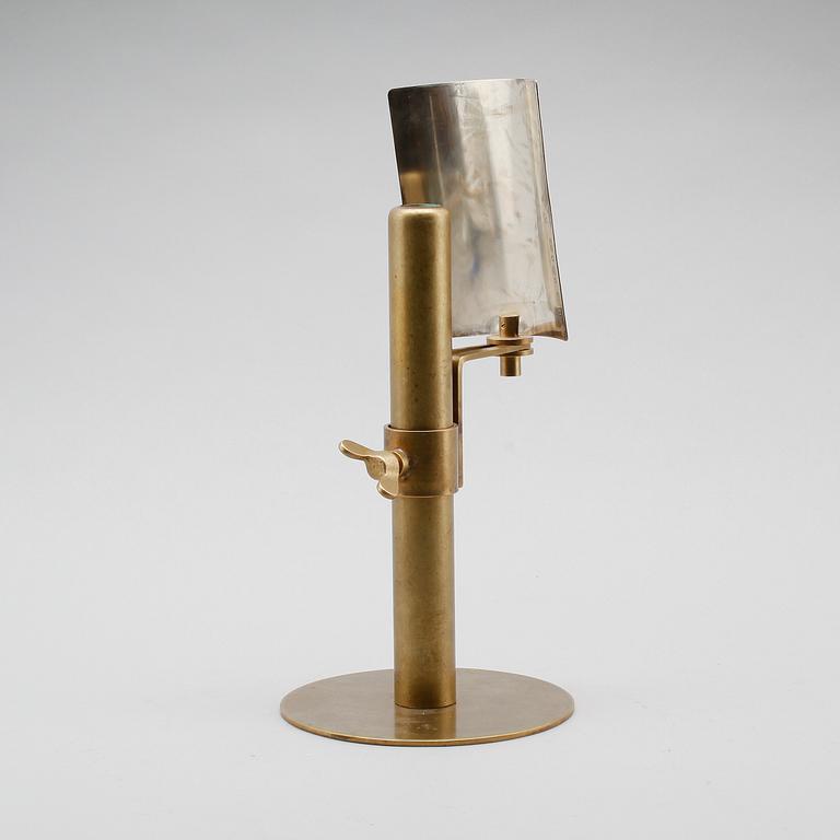 LJUSSTAKE, mässing och silver, Reijmyre Mässingsbruk, 1900-talets andra hälft.