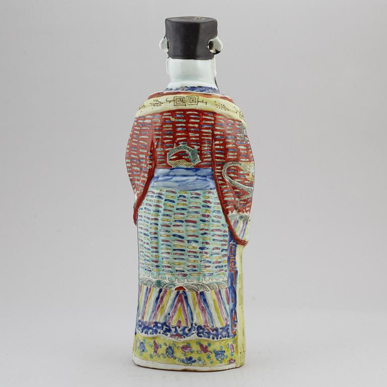 FIGURIN/SKULPTUR, porslin. Kina, 1900-tal.