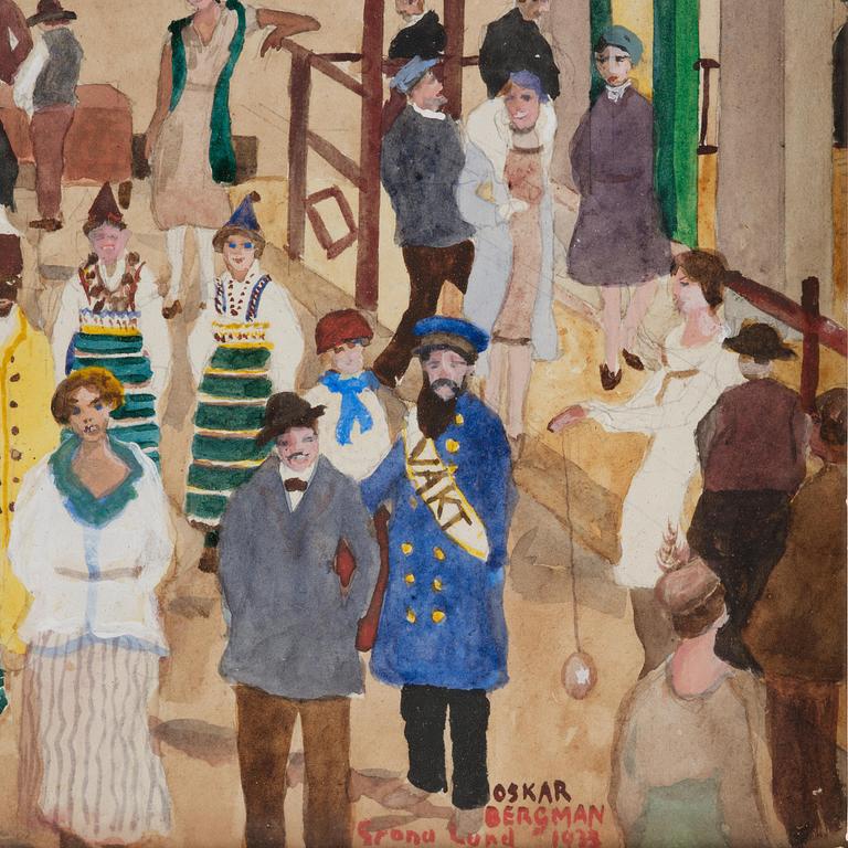 Oskar Bergman, Summer day at Gröna Lund.