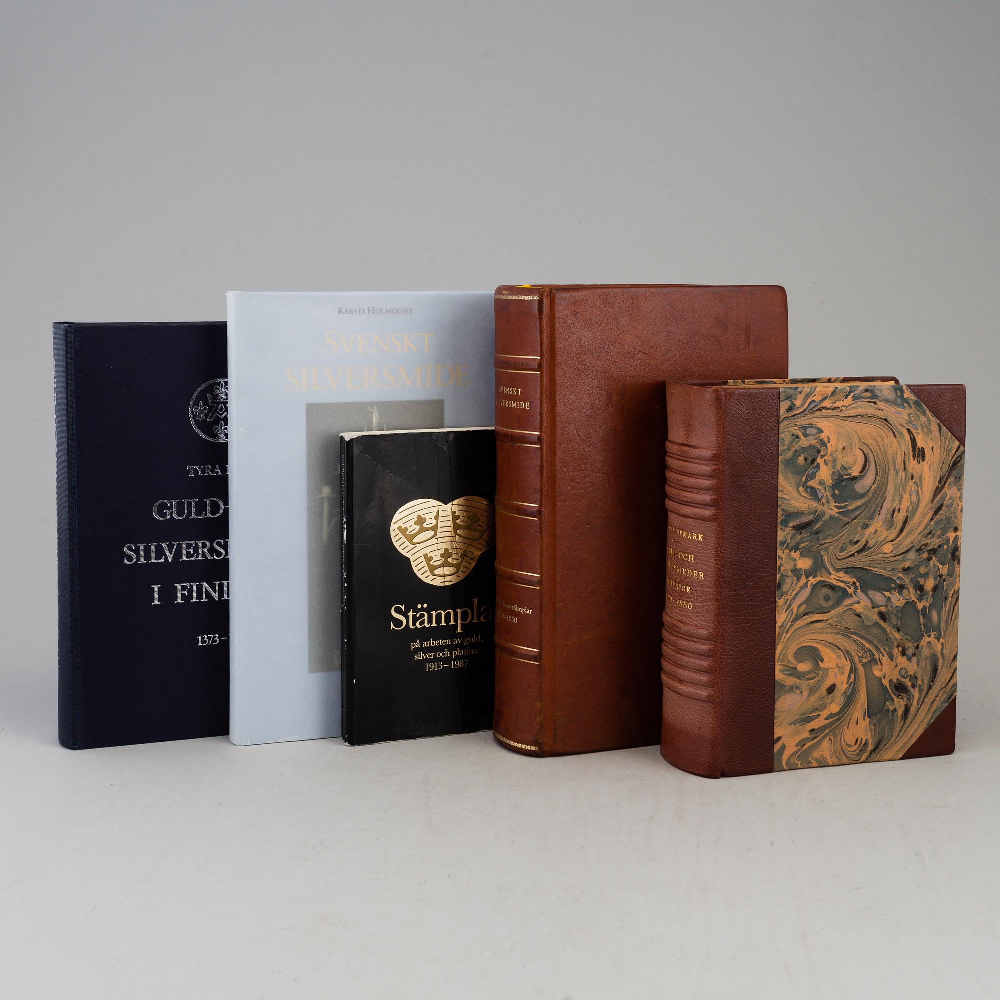 BOOKS, 5 vol. About Jewelry.