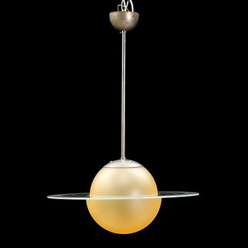 A 1930's/40's 'Saturn' pendant light.