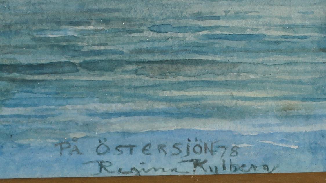 REGINA KYLBERG-BOBECK, akvarell, signerad och daterad -78.