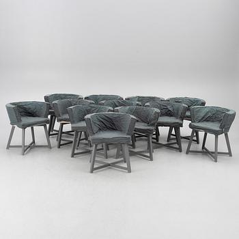 Paola Navone, twelve 'Ghost' chairs, Gervasoni, Italy.