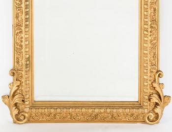 A second half of the 19th century wall mirror.