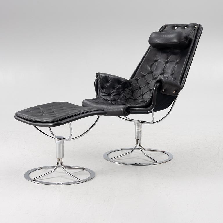 Bruno Mathsson, fåtölj med fotpall, "Jetson", Dux och Bruno Mathsson International, 2000-tal.