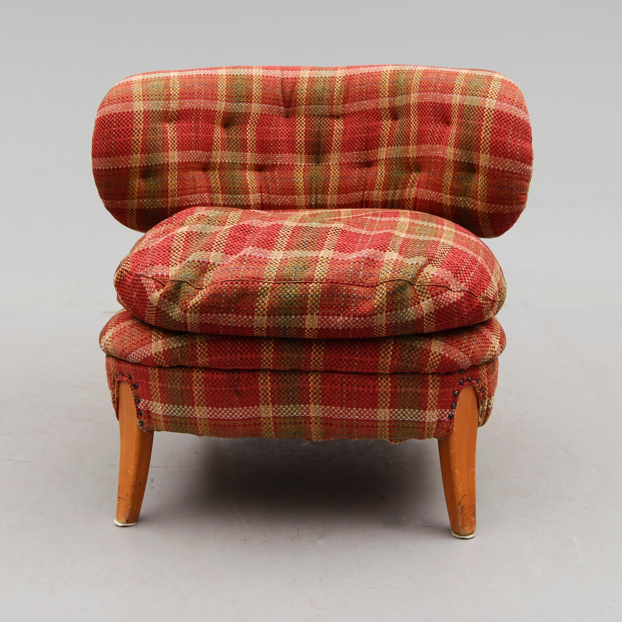 FÅTÖLJ, Otto Schultz för JIO Möbler Jönköping, 1940-/50-tal.