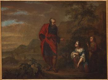 Arnold Houbraken, Pharaoh's daughter finding of Moses/Elijah, a pair.