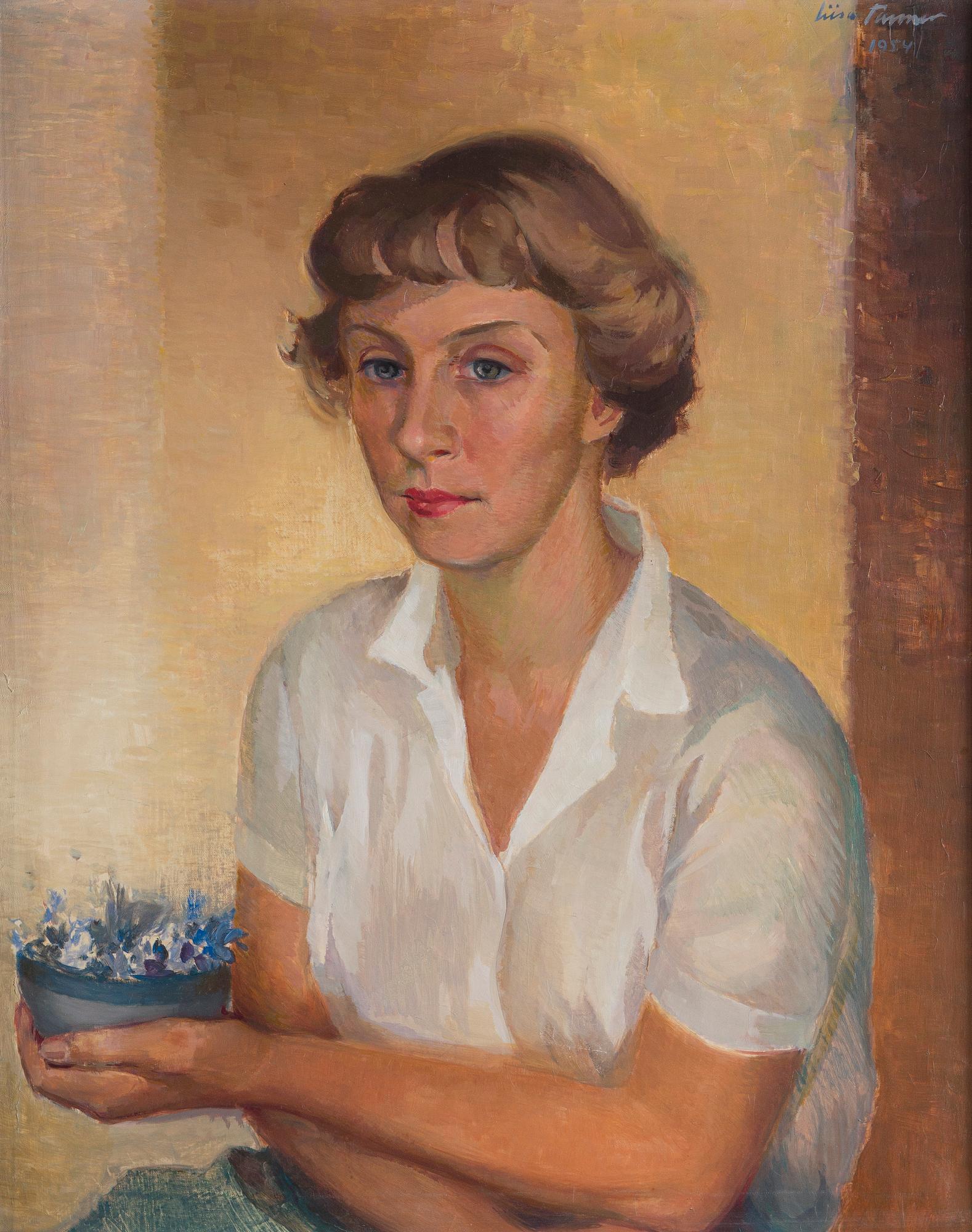 Liisa Tanner, Porträtt av en kvinna.