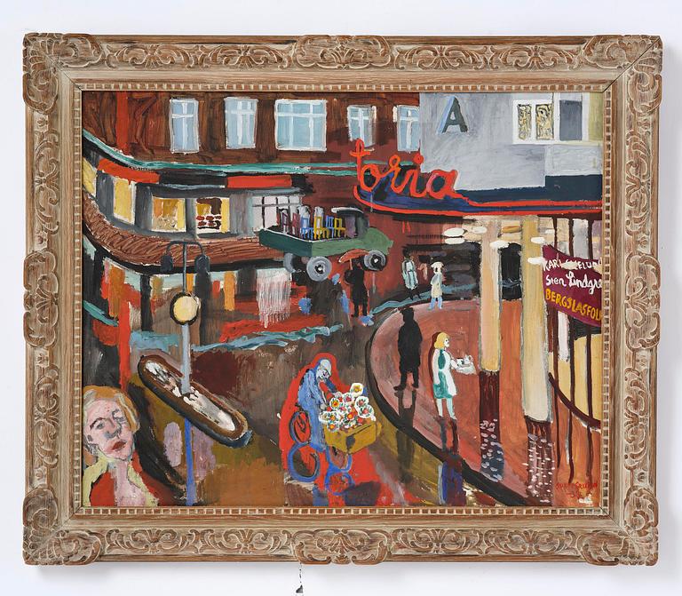 Sven X:et Erixson, "Höstkväll på Götgatan".