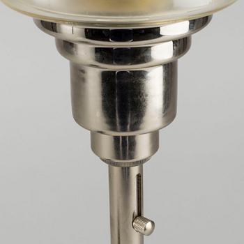 A Sistrah T4 lamp by Müller and Zimmer, Stuttgart, 1930s.