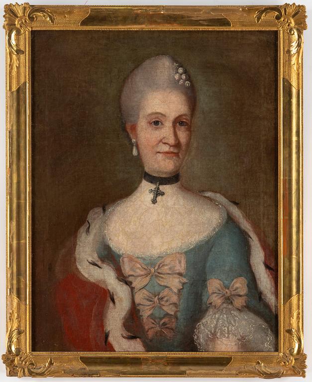 ULRICA FREDRICA PASCH, tillskriven. Olja på duk 66 x 50,5 cm.