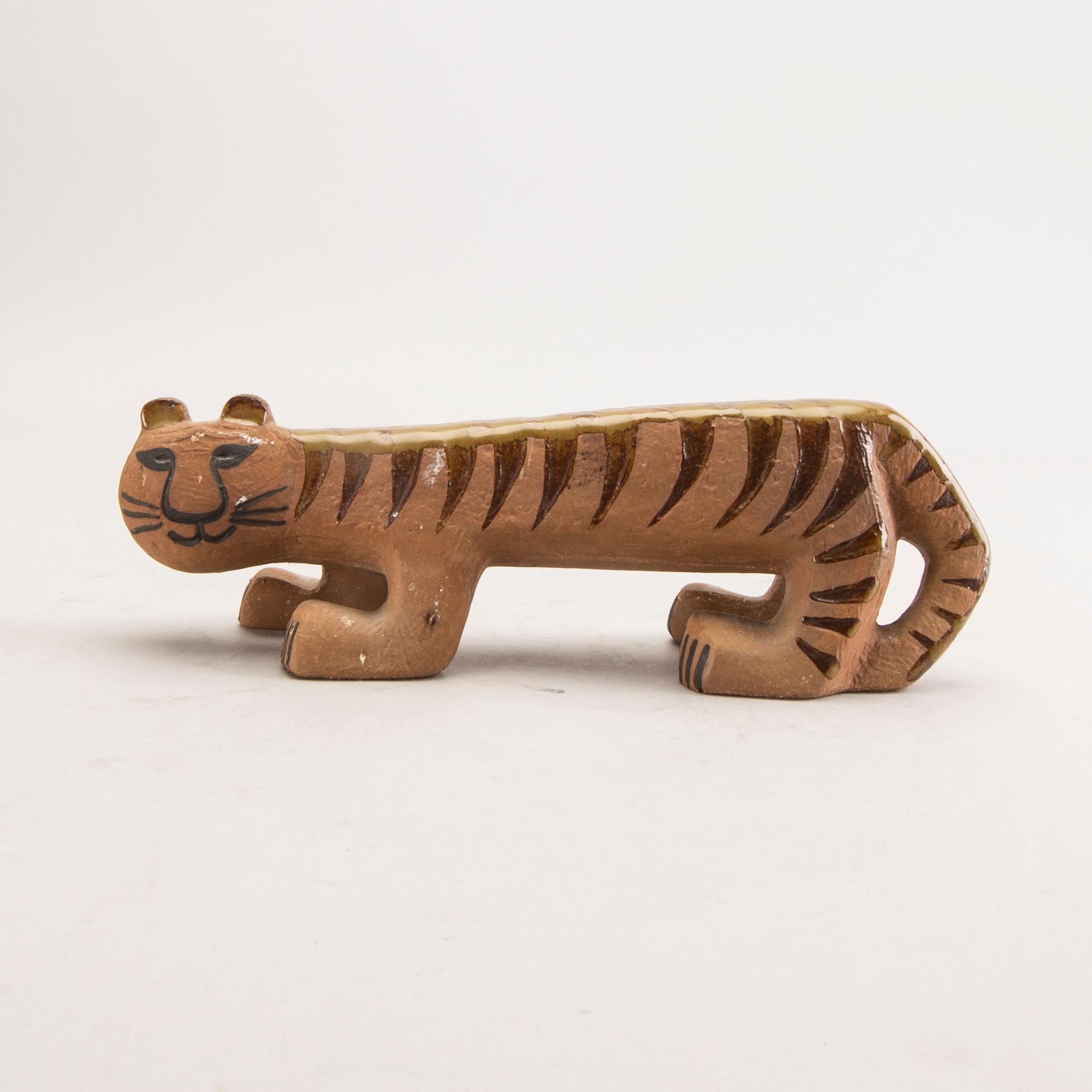 Lisa Larson, figurin signerad  stengods Gustavsberg.