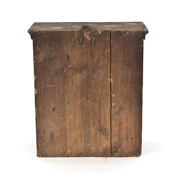 VÄGGSKÅP, allmoge. 1700-tal.