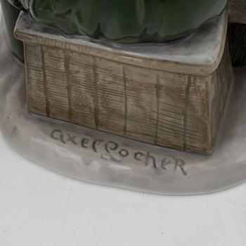 Figuriner, 4 st, porslin, Bing & Grøndahl, Danmark.