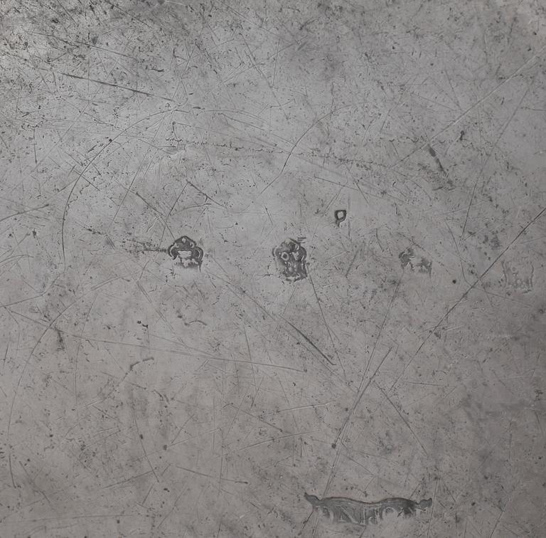 PARTI TENNFÖREMÅL, 5 st, 17/1800-tal.