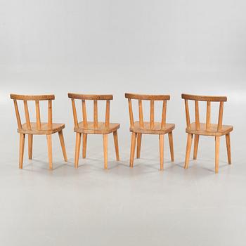 AXEL EINAR HJORTH, four chairs for Nordiska Kompaniet, model "Utö", 1930s.