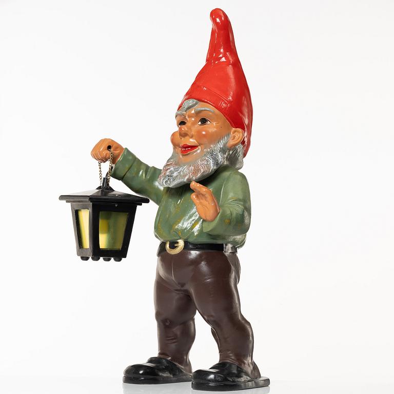 Heissner, troligen, tomte med lykta, Tyskland, 1900-talets andra hälft.