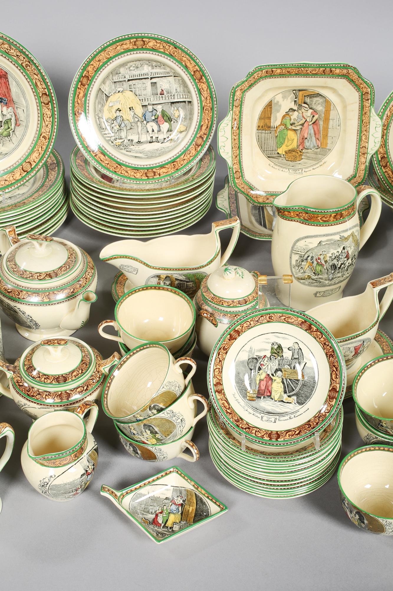 SERVISDELAR, 83 st, flintgods, Adams, England, 1900-tal.