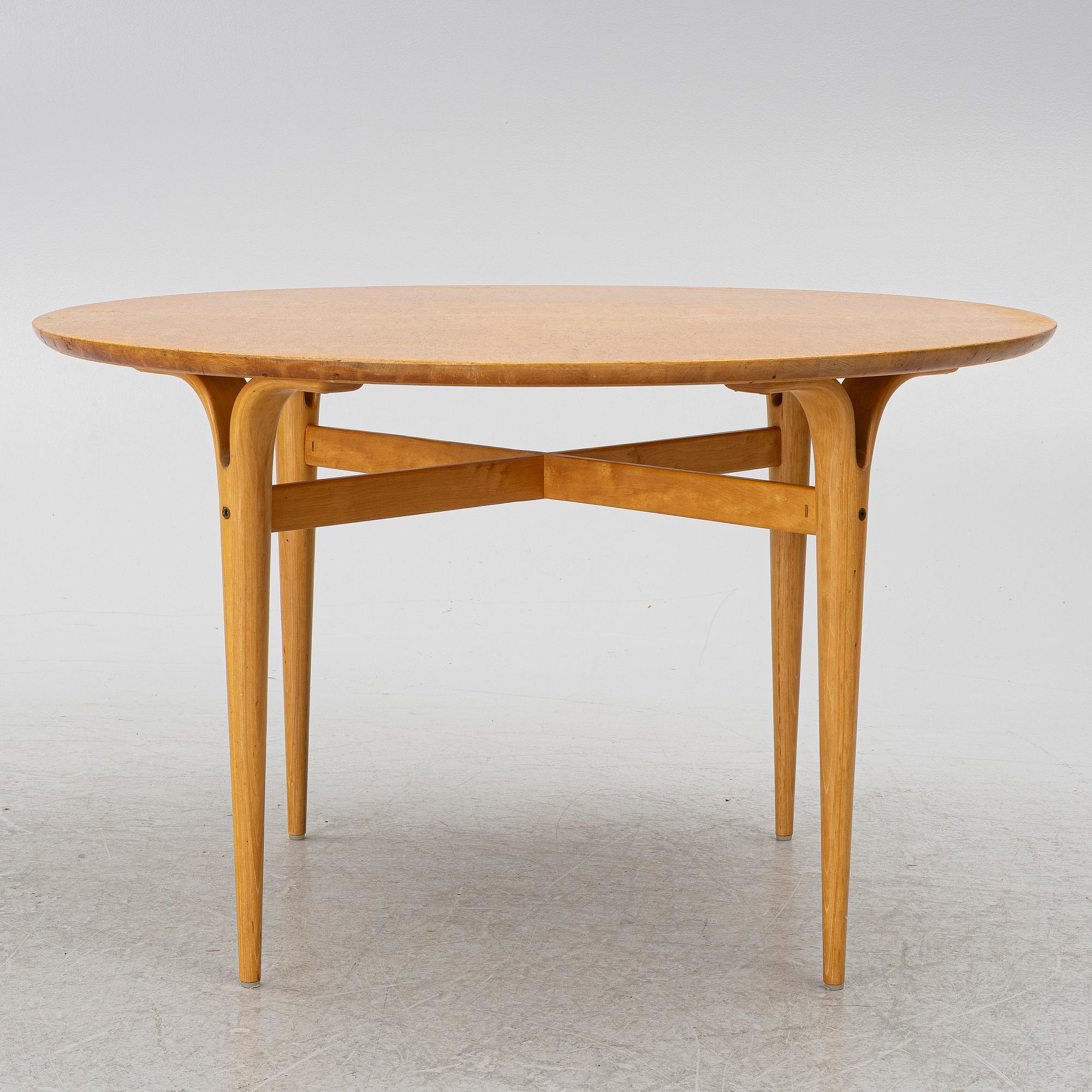 Bruno Mathsson, soffbord, Firma Karl Mathsson, Värnamo, 1978.