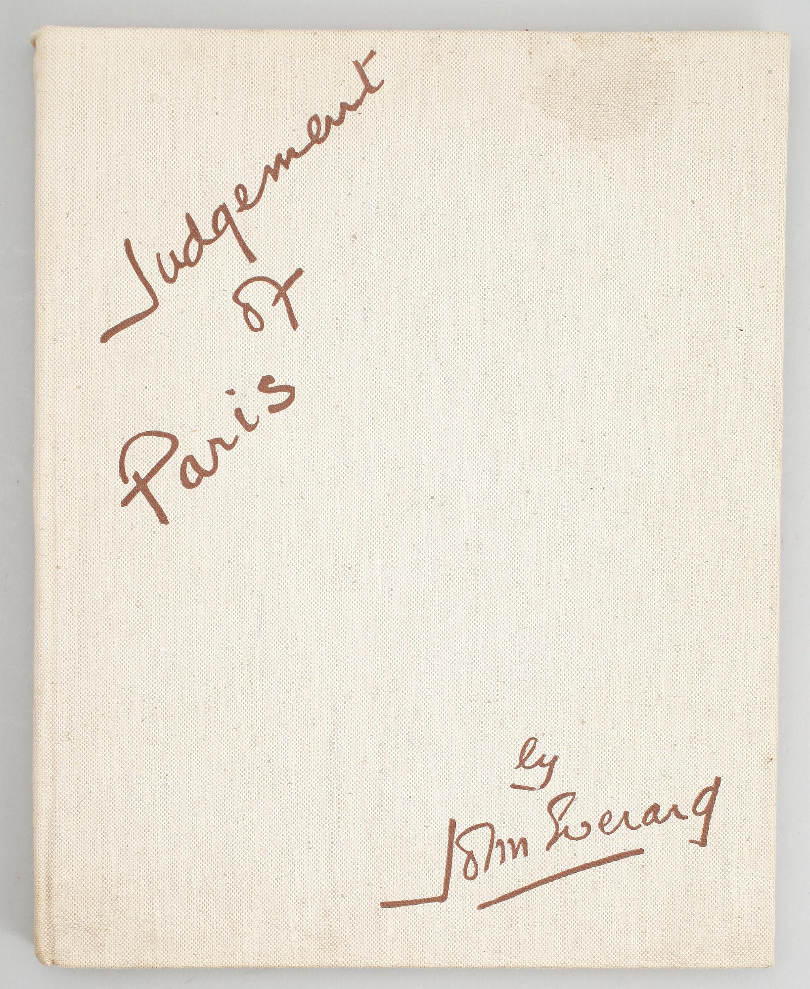 BOK: "Judgement of Paris", av John Everard. Tryckt hos George Routledge & sons, London, 1941.