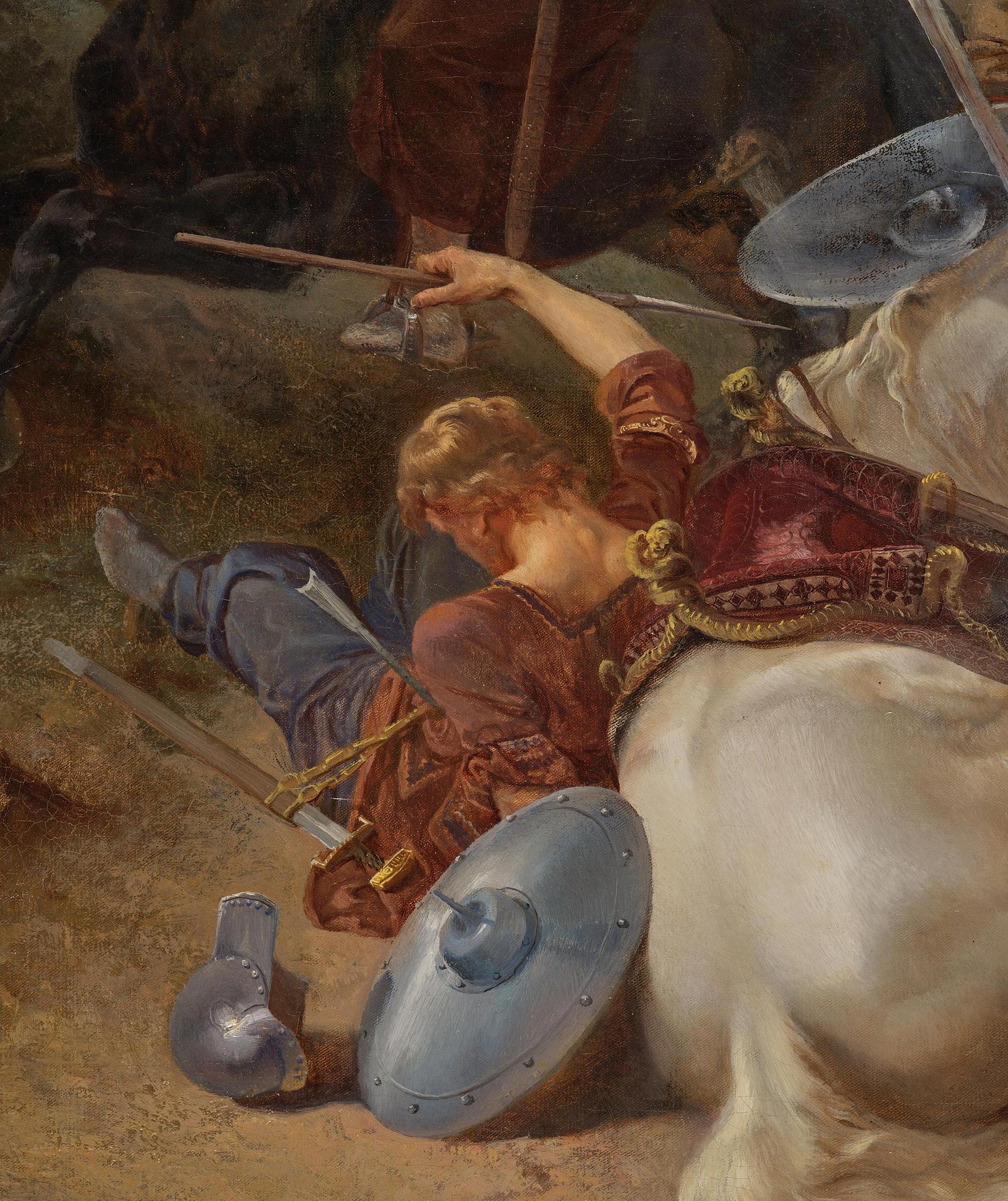 Oskar Leonard Andersson, Bataljscen.