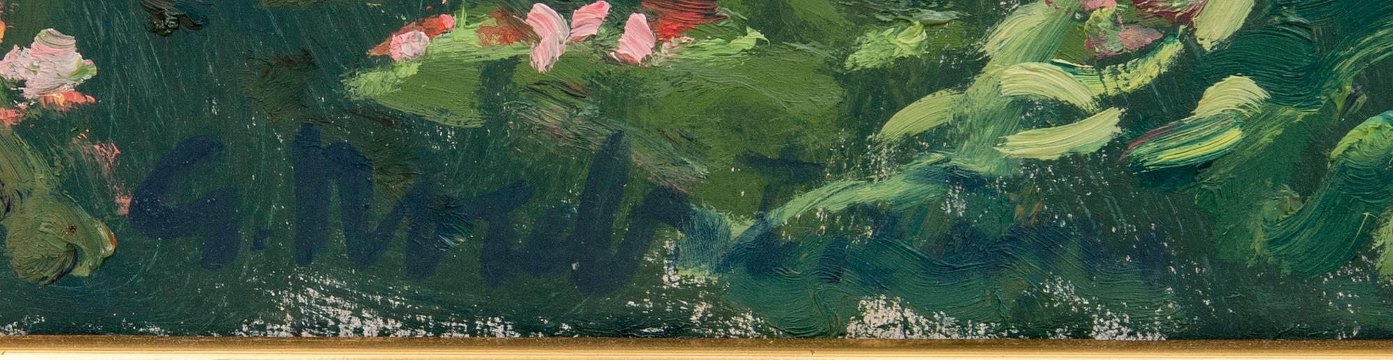 Gerhard Nordström, "Motljus Monets trädgård".