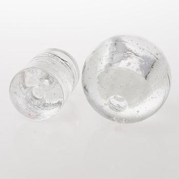 TIMO SARPANEVA, A set of six glass candleholders of the Arkipelago-series for Iittala.